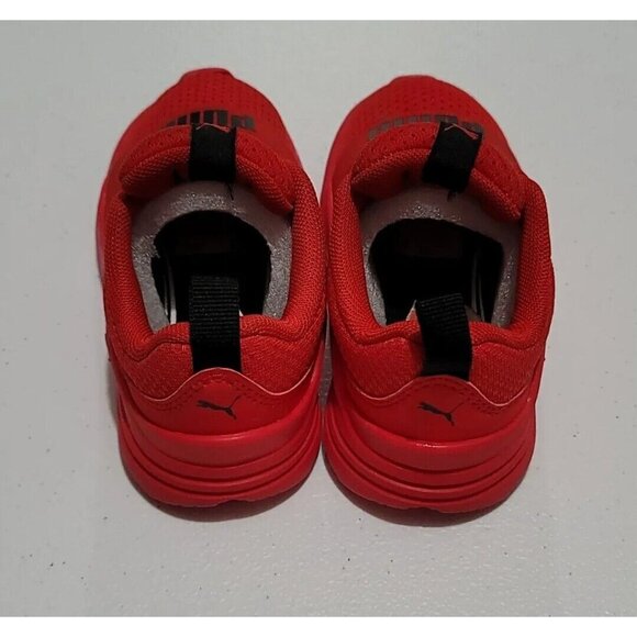 Puma Wired Run High Risk Red Sneakers Toddler US Size 7C KinderFit #374217-05 - Picture 4 of 13